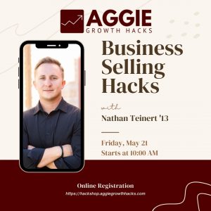 AGH Business Selling Hacks w/ Nathan Teinert '13