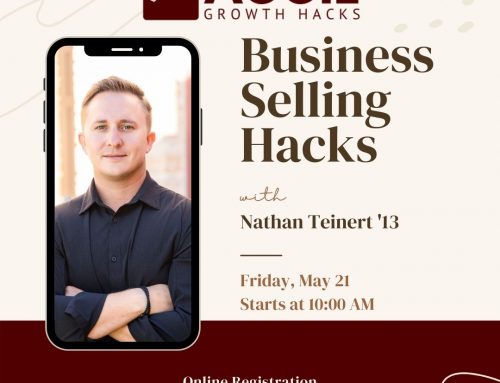 Hackshop – Business Selling Hacks with Nathan Teinert ’13